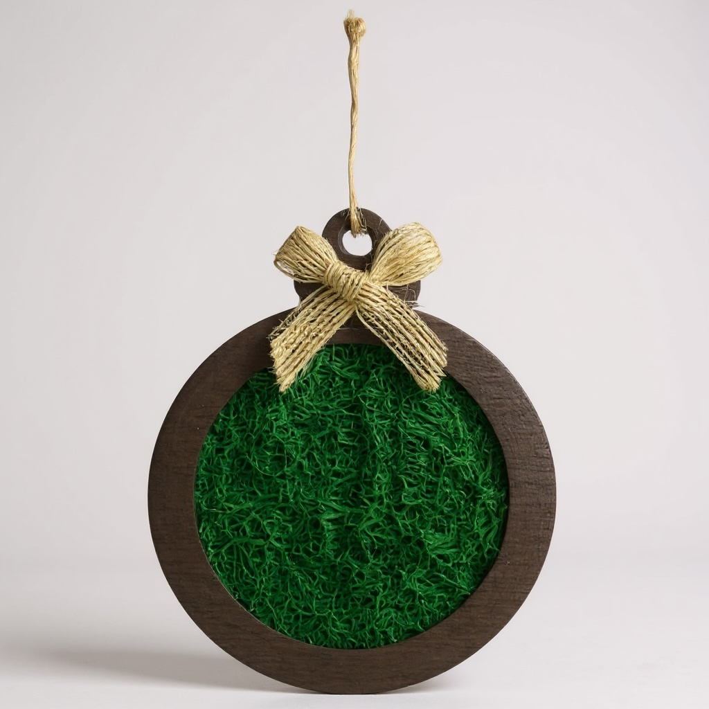 Kalėdinis žaisliukas - tamsiai žalia