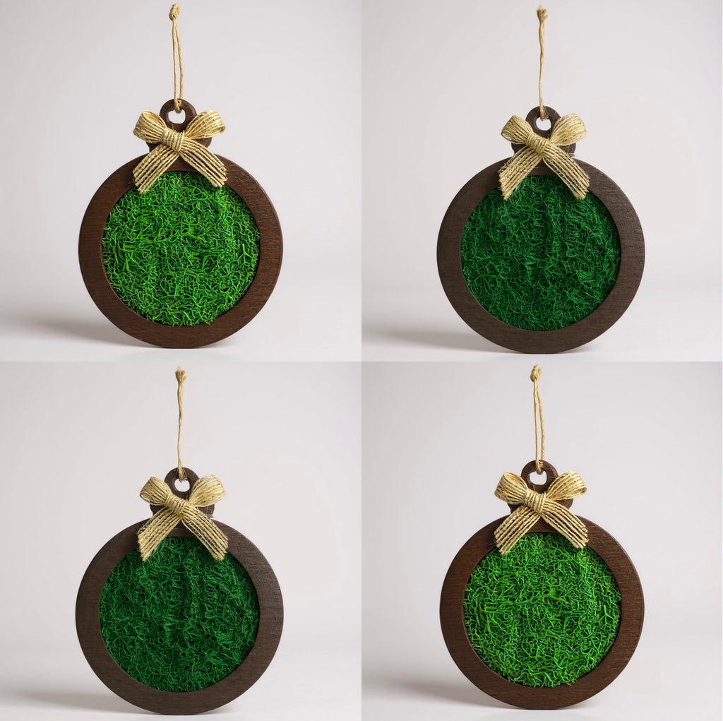 Kalėdinių žaisliukų rinkinys 4 vnt.